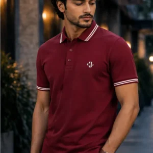 Men's Polo - Classic Maroon