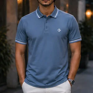 Men's Polo - Classic Blue