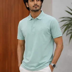 Men's Polo - Solid Light-Green